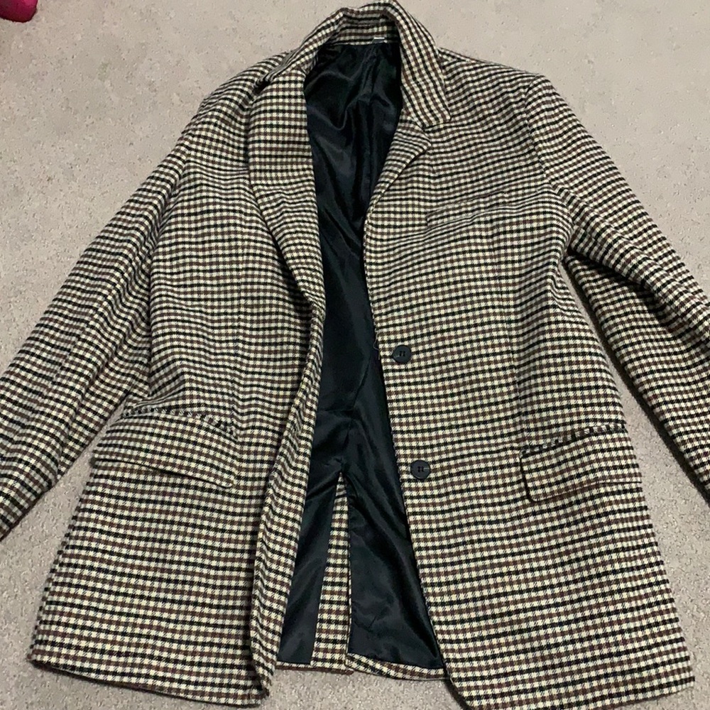 Plaid Blazer
